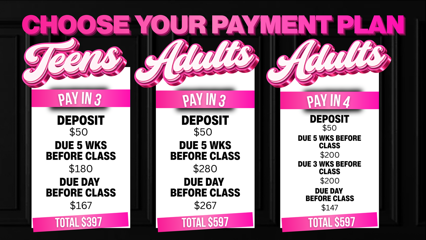 Tallahassee 9 SEATS LEFT !